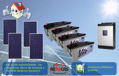 Kit placas fotovoltaicas para viviendas 72 Kit placas fotovoltaicas para viviendas 4